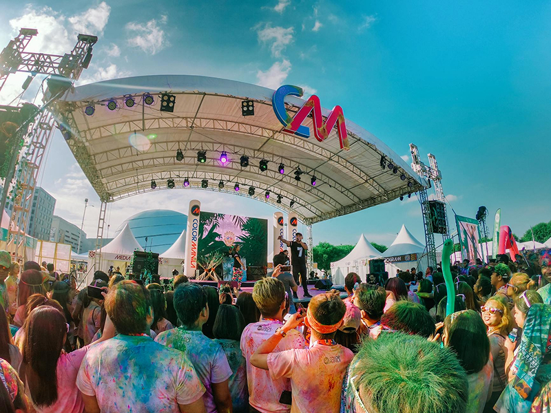 outdoor festival stage
